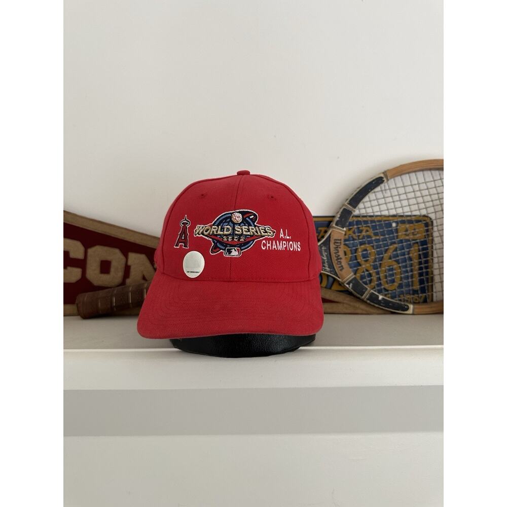 Vintage 2002 Anaheim Angels World Series Strap back Hat